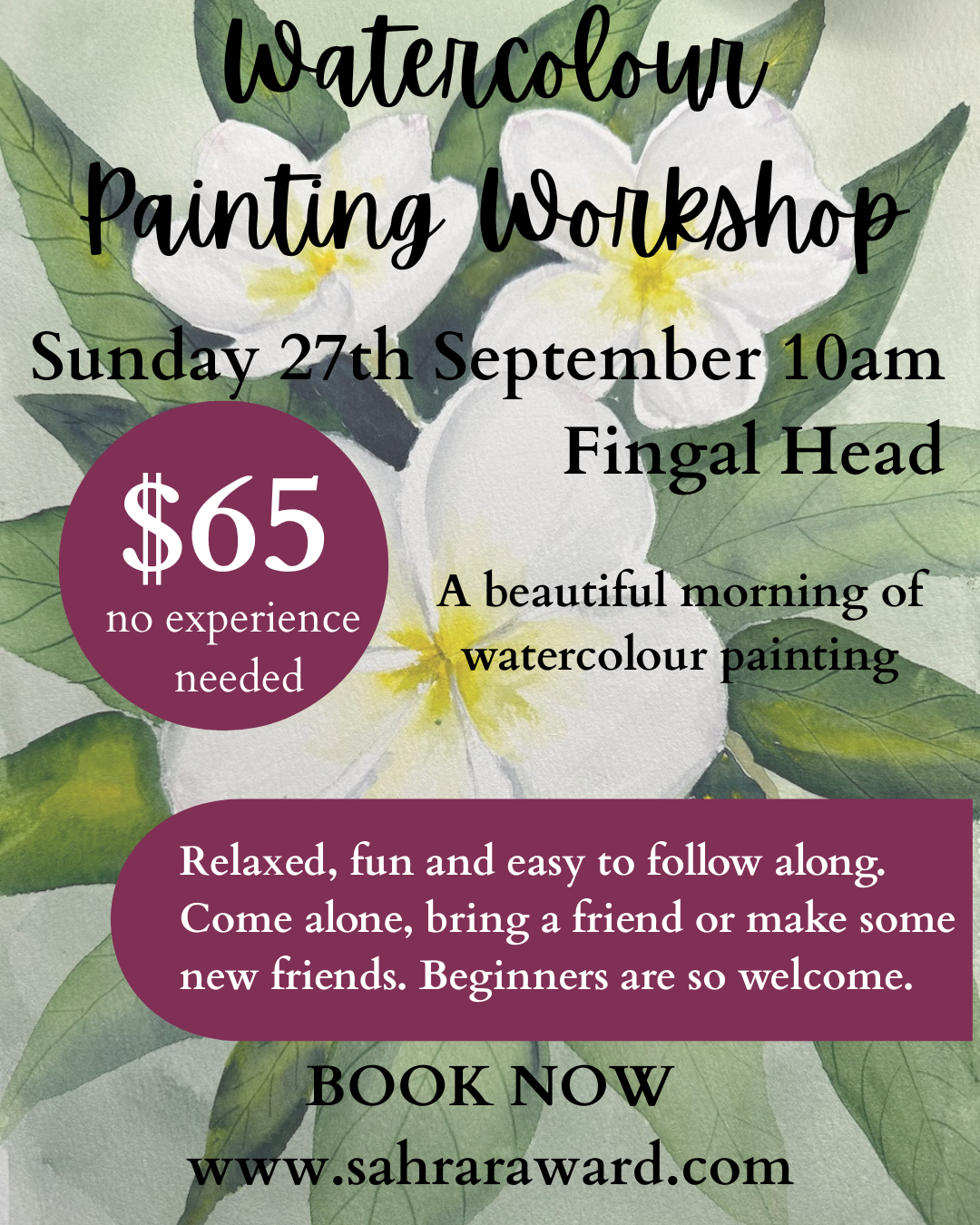 Watercolour Painting Workshops