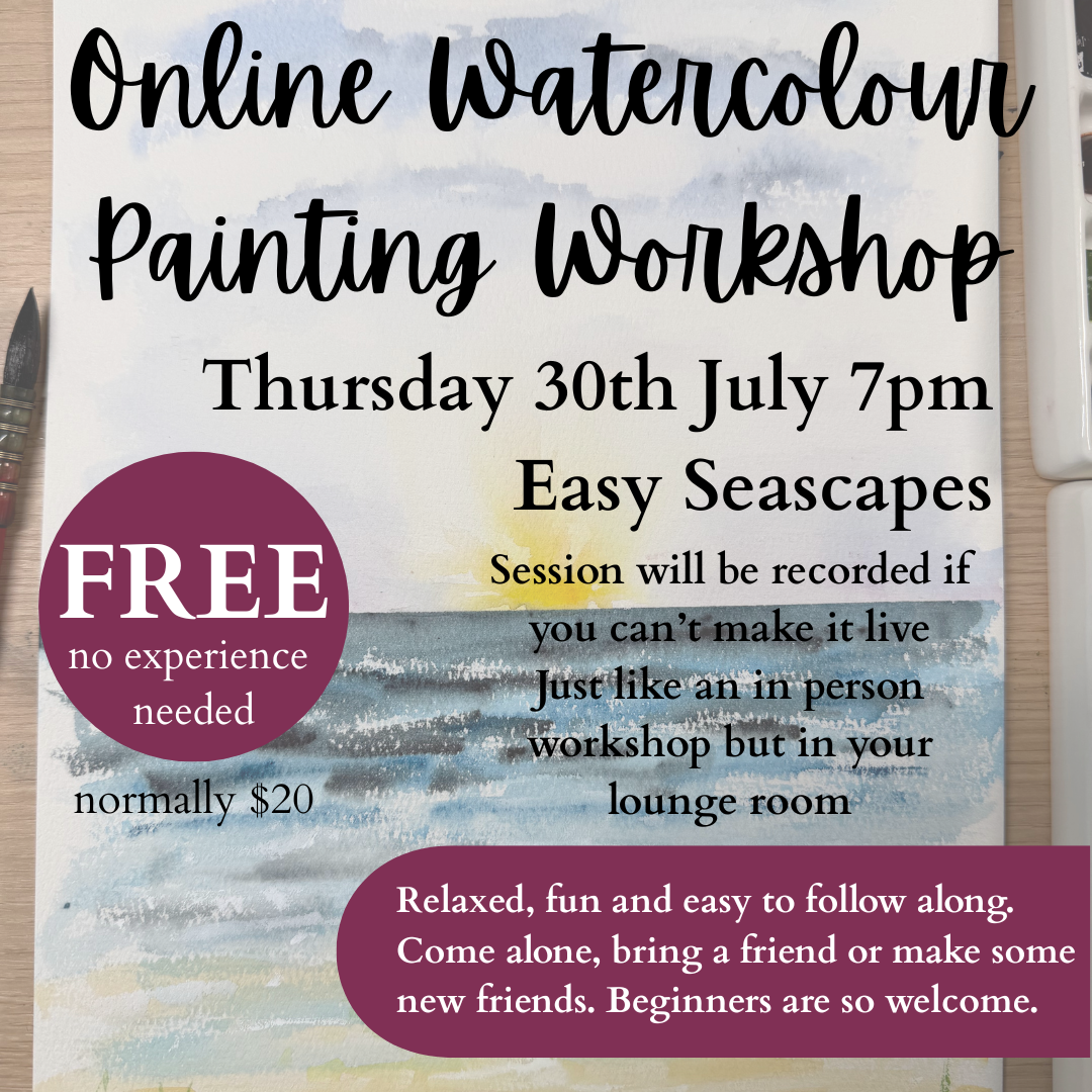 Free Watercolour Workshop ~ Seascapes