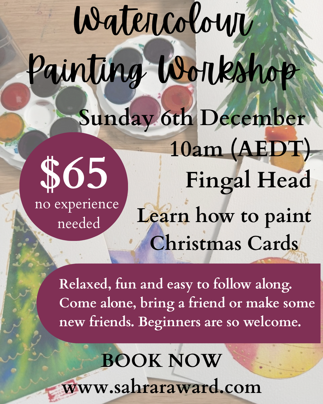Watercolour Painting Workshops