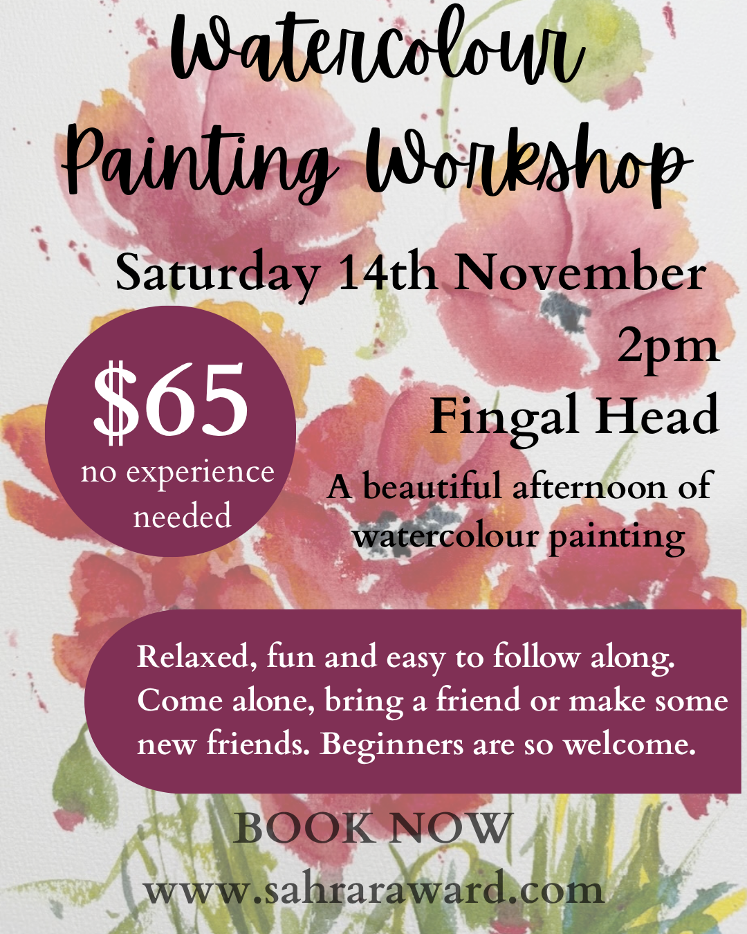 Watercolour Painting Workshops