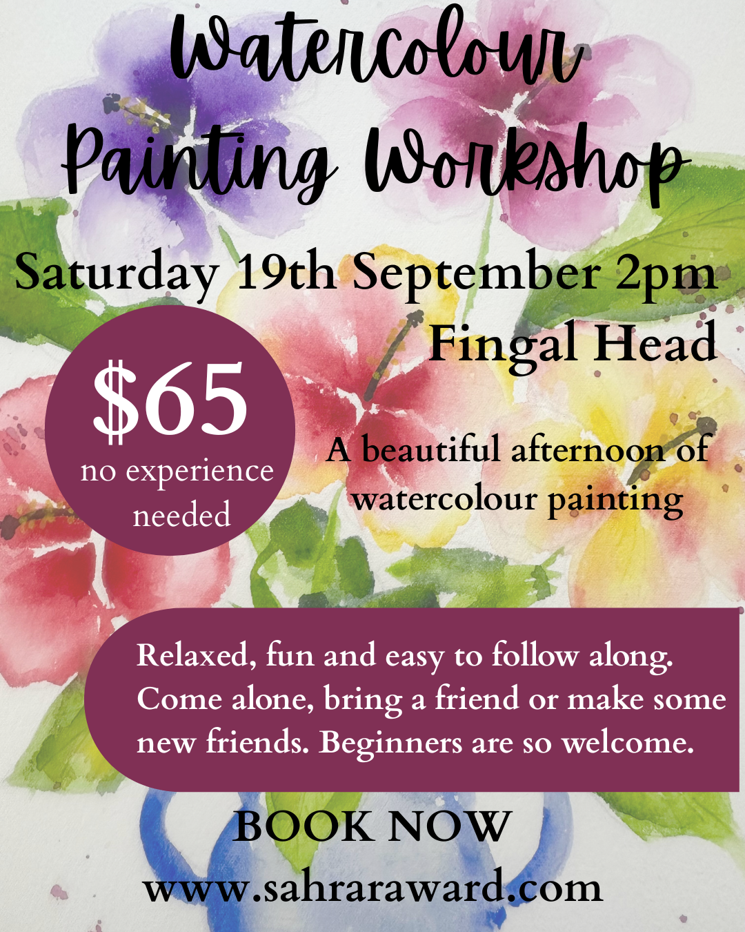 Watercolour Painting Workshops