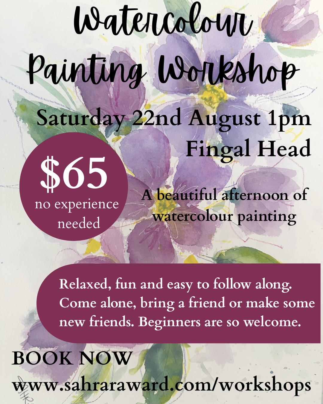 Watercolour Painting Workshops