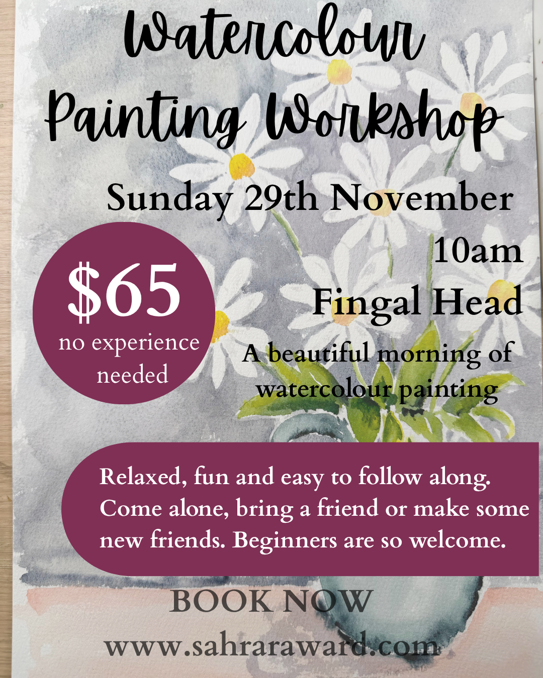 Watercolour Painting Workshops
