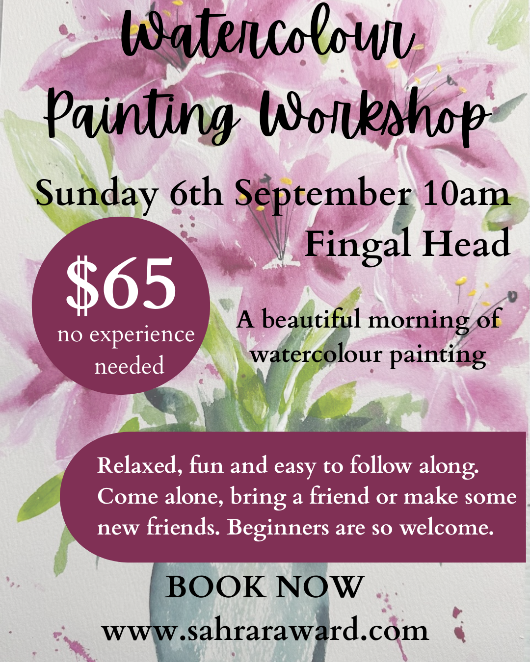 Watercolour Painting Workshops