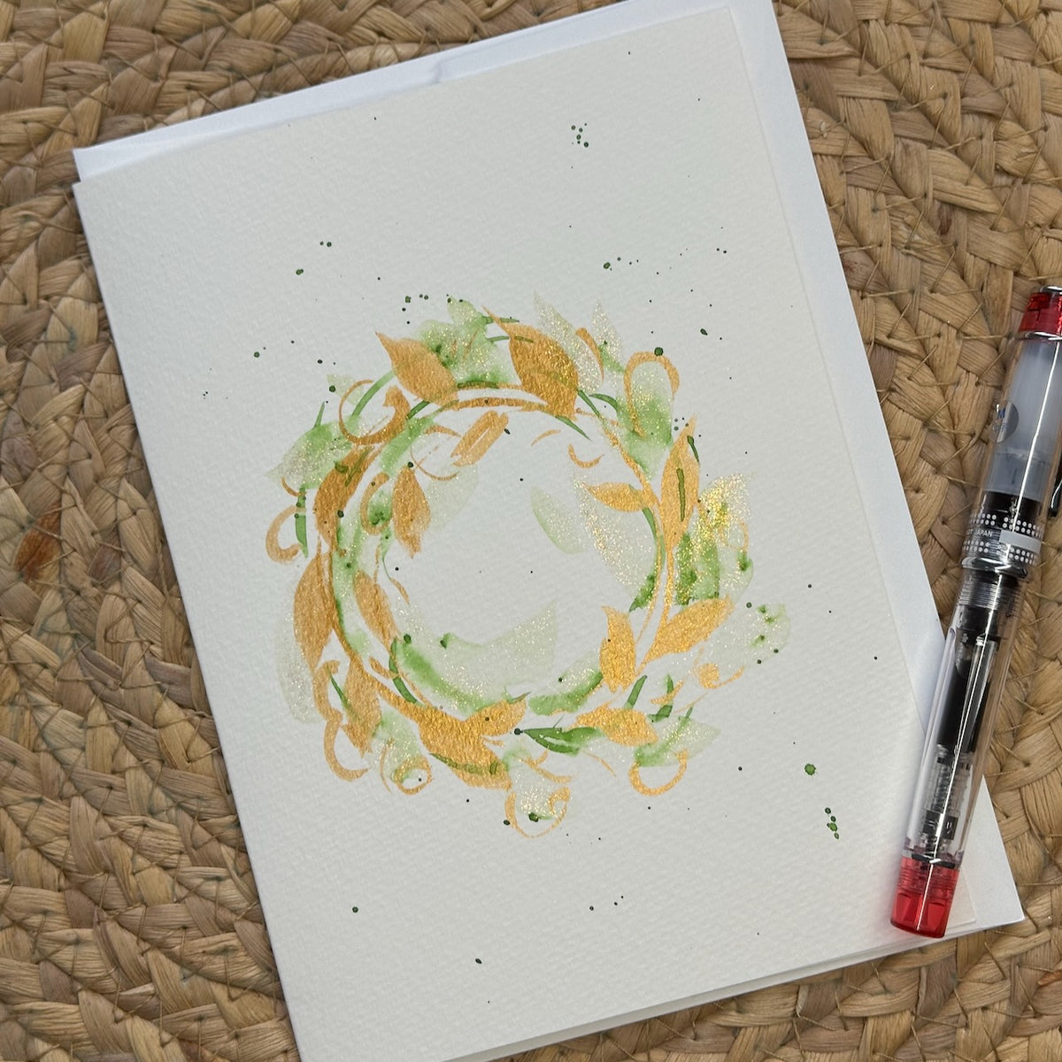 Hand Painted Christmas Cards