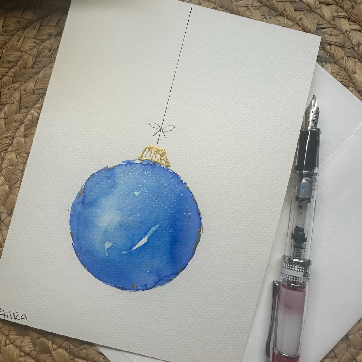 Hand Painted Christmas Cards