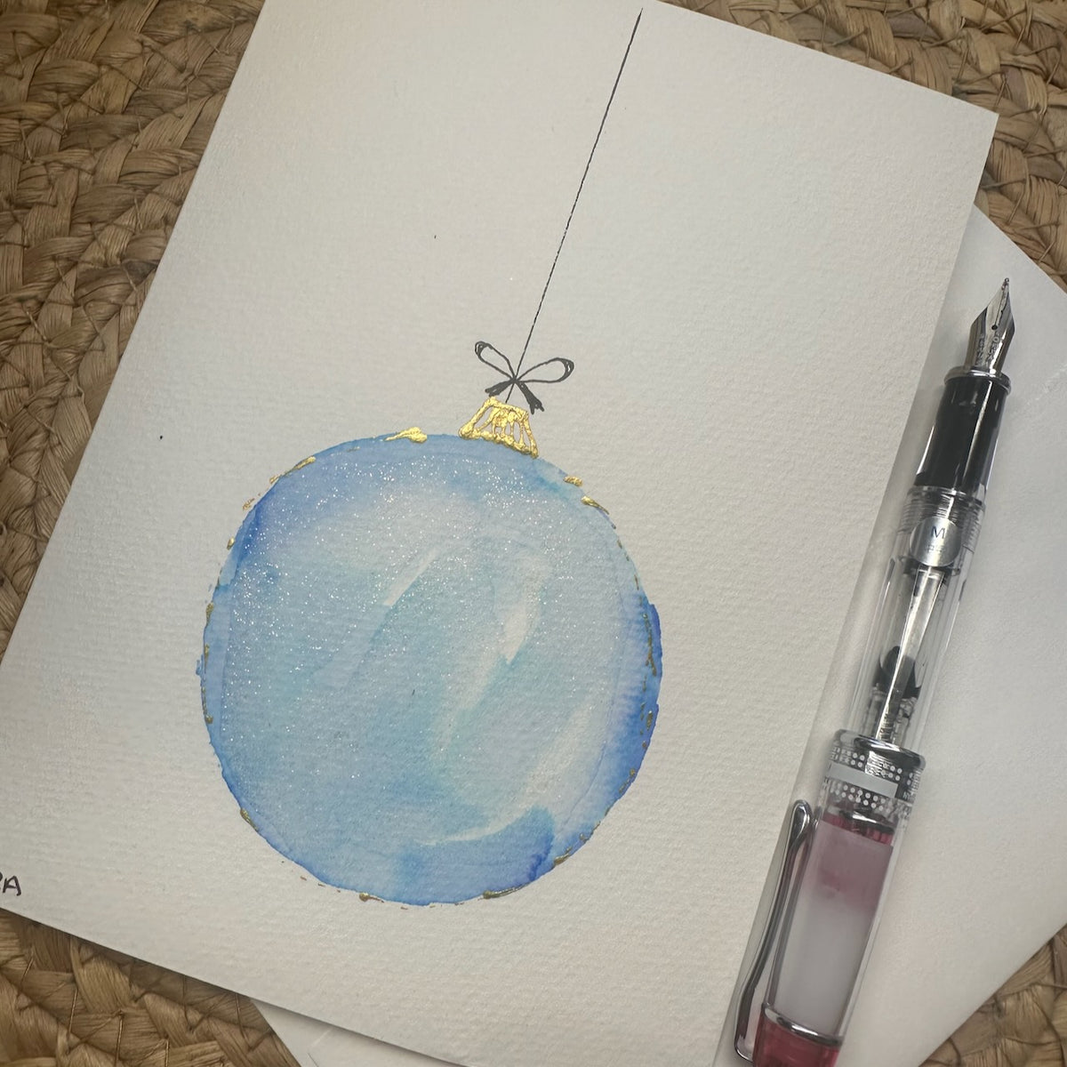 Hand Painted Christmas Cards