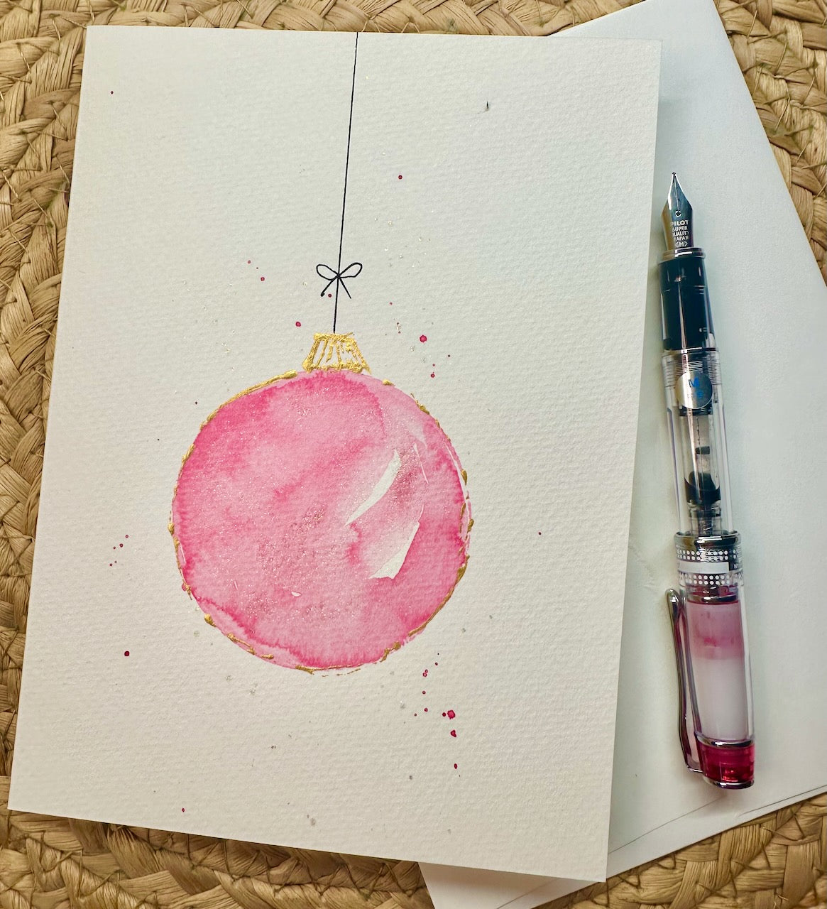 Hand Painted Christmas Cards