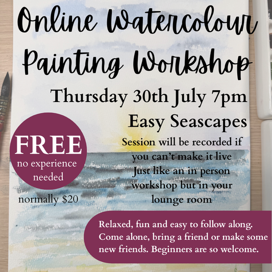 Free Watercolour Workshop ~ Seascapes