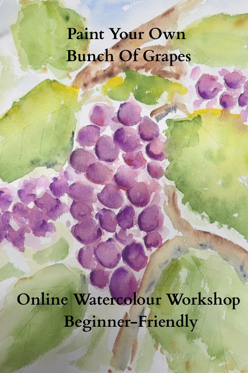 Grapes & Vine Leaves Online Tutorial