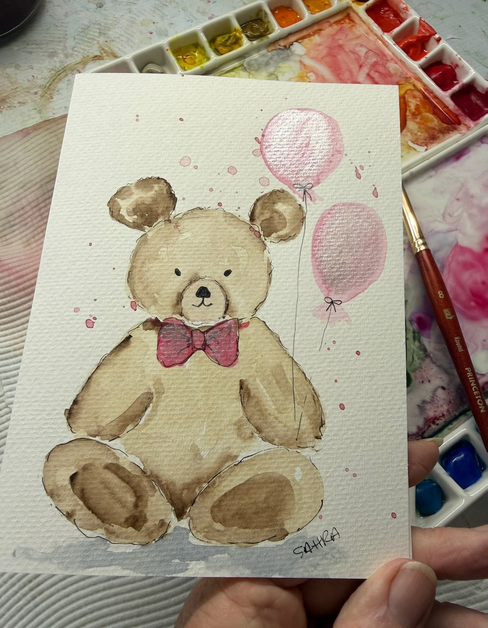 Hand Painted Original Artwork Greeting Cards