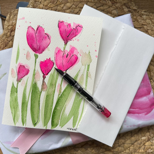 Hand Painted Original Artwork Greeting Cards