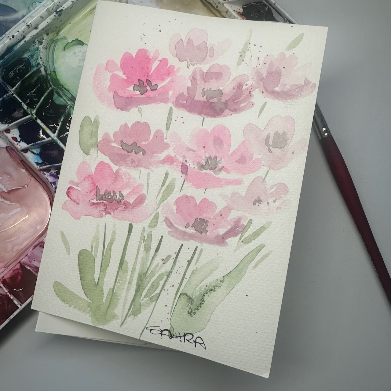 Hand Painted Original Artwork Greeting Cards