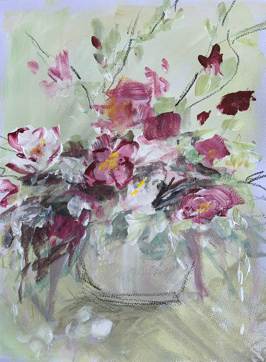 Grandma's Vase Art Print