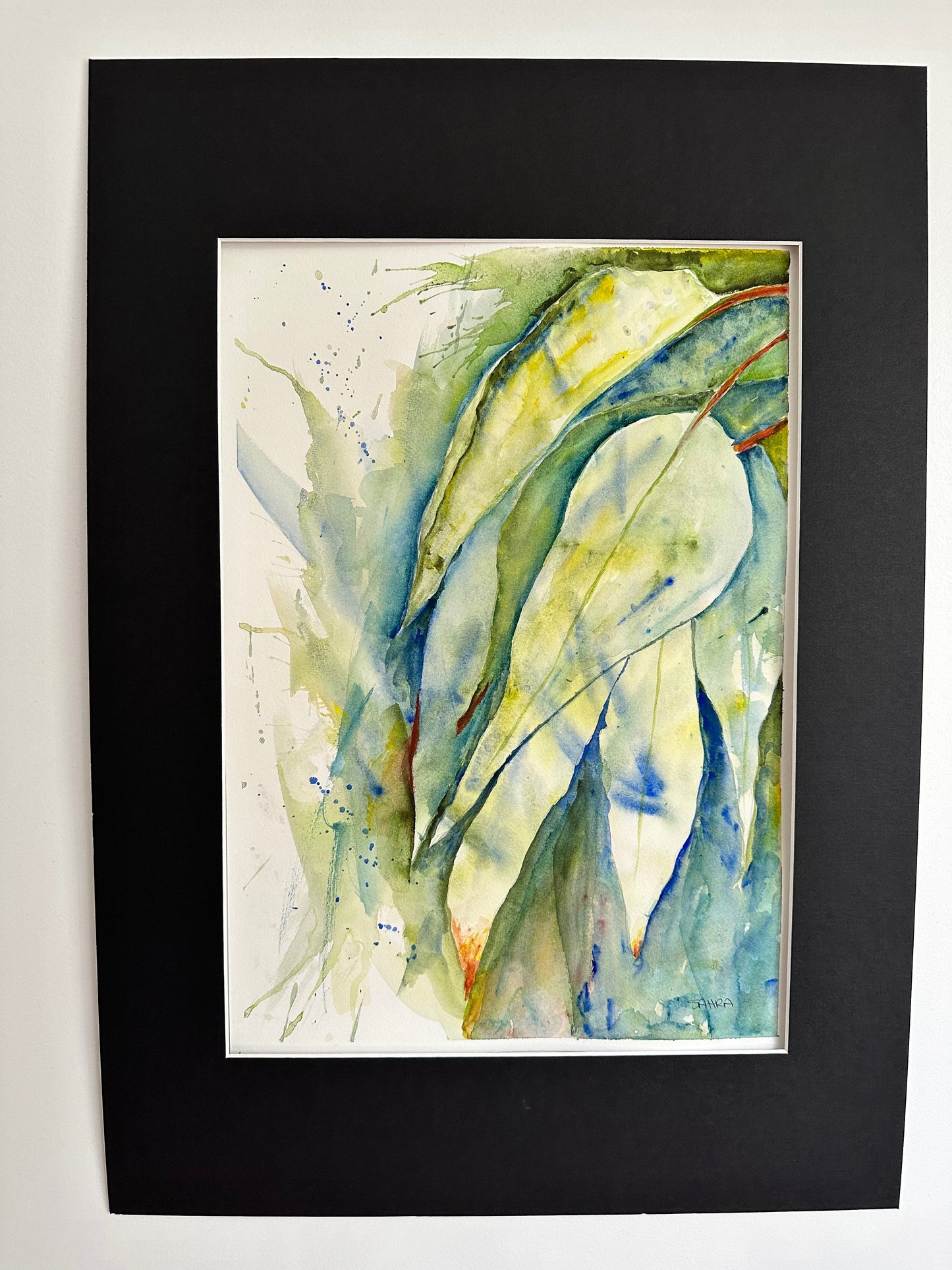 Gum Leaf Watercolour Original Artwork