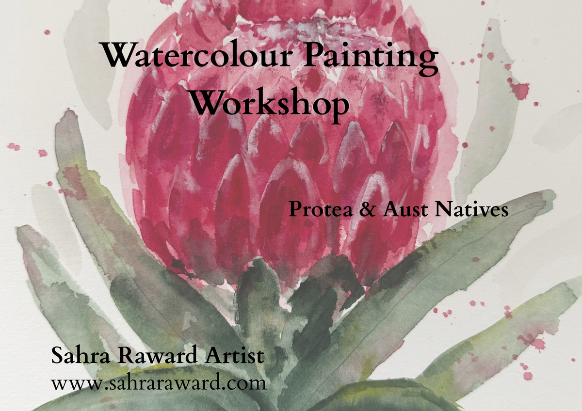 Protea & Australian Natives Online Watercolour Tutorial
