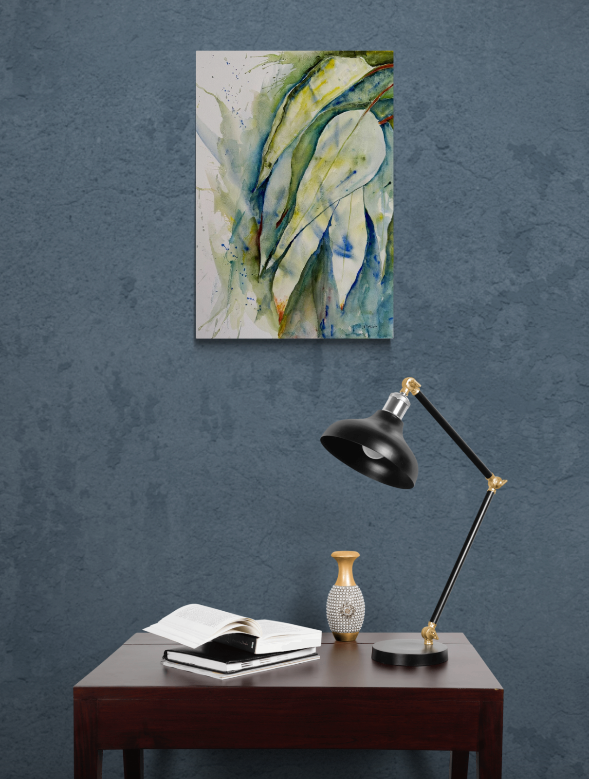 Gum Leaf Watercolour Original Artwork