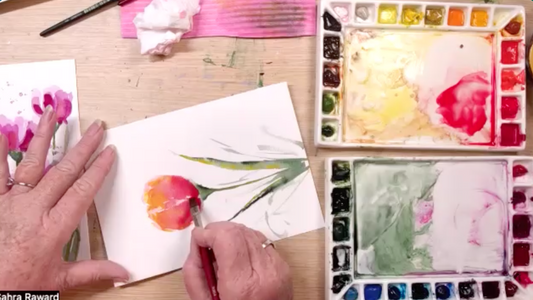 Loose Florals Watercolour Tutorial 🌸