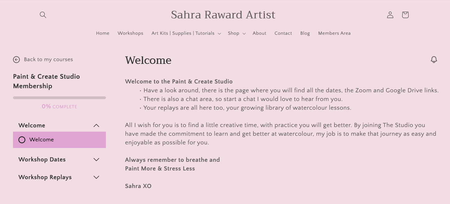 Paint & Create Studio Membership