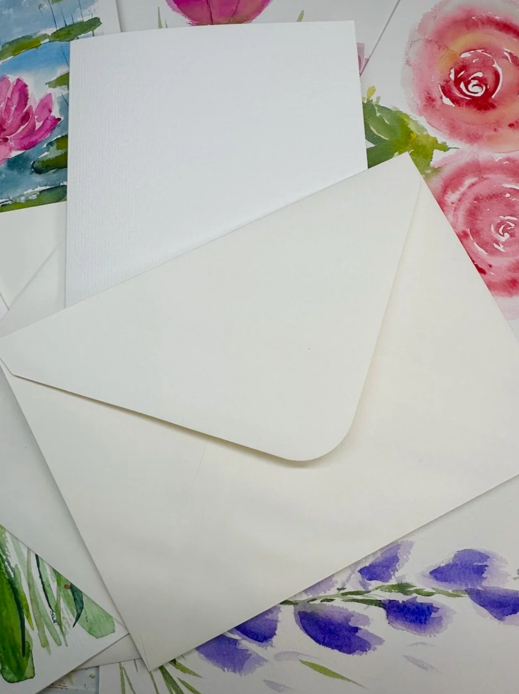 Blank Watercolour Greeting Cards