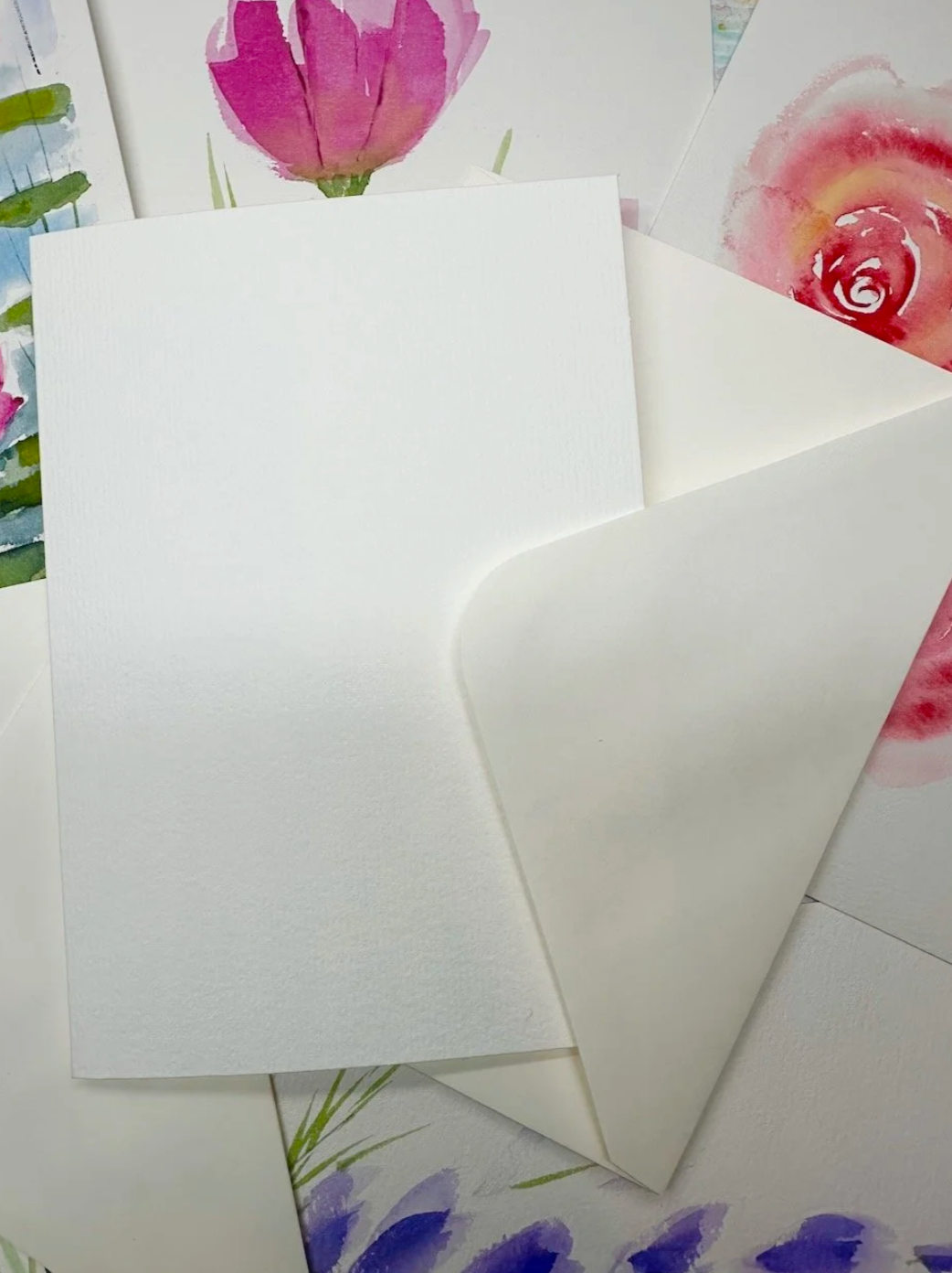 Blank Watercolour Greeting Cards