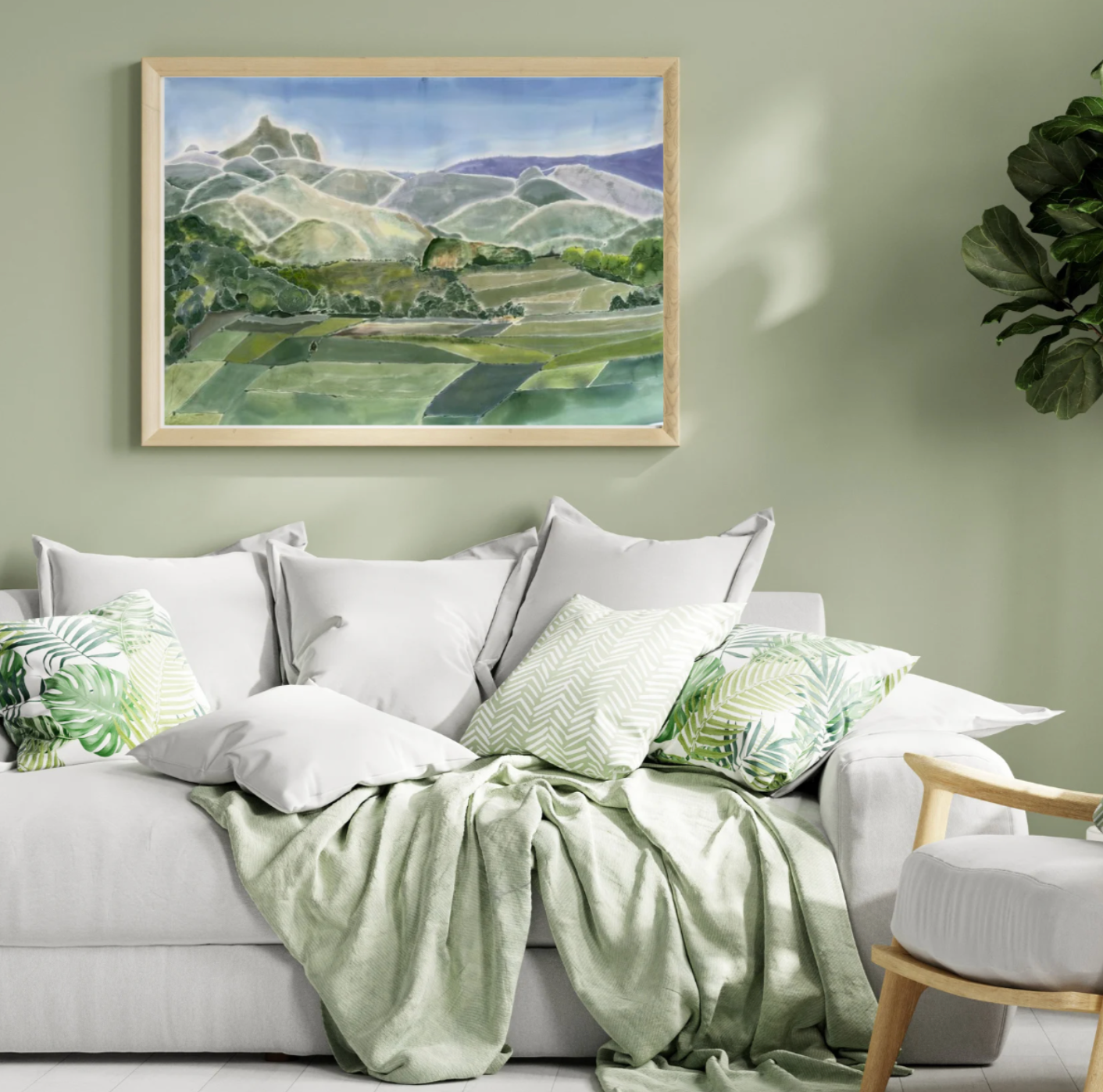 Tweed Valley Silk Artwork