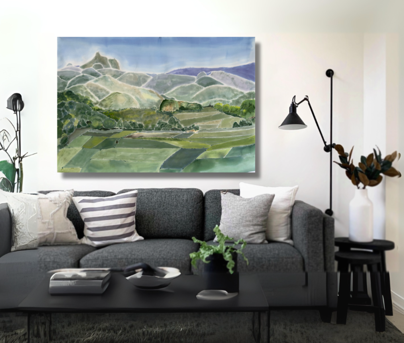 Tweed Valley Silk Artwork