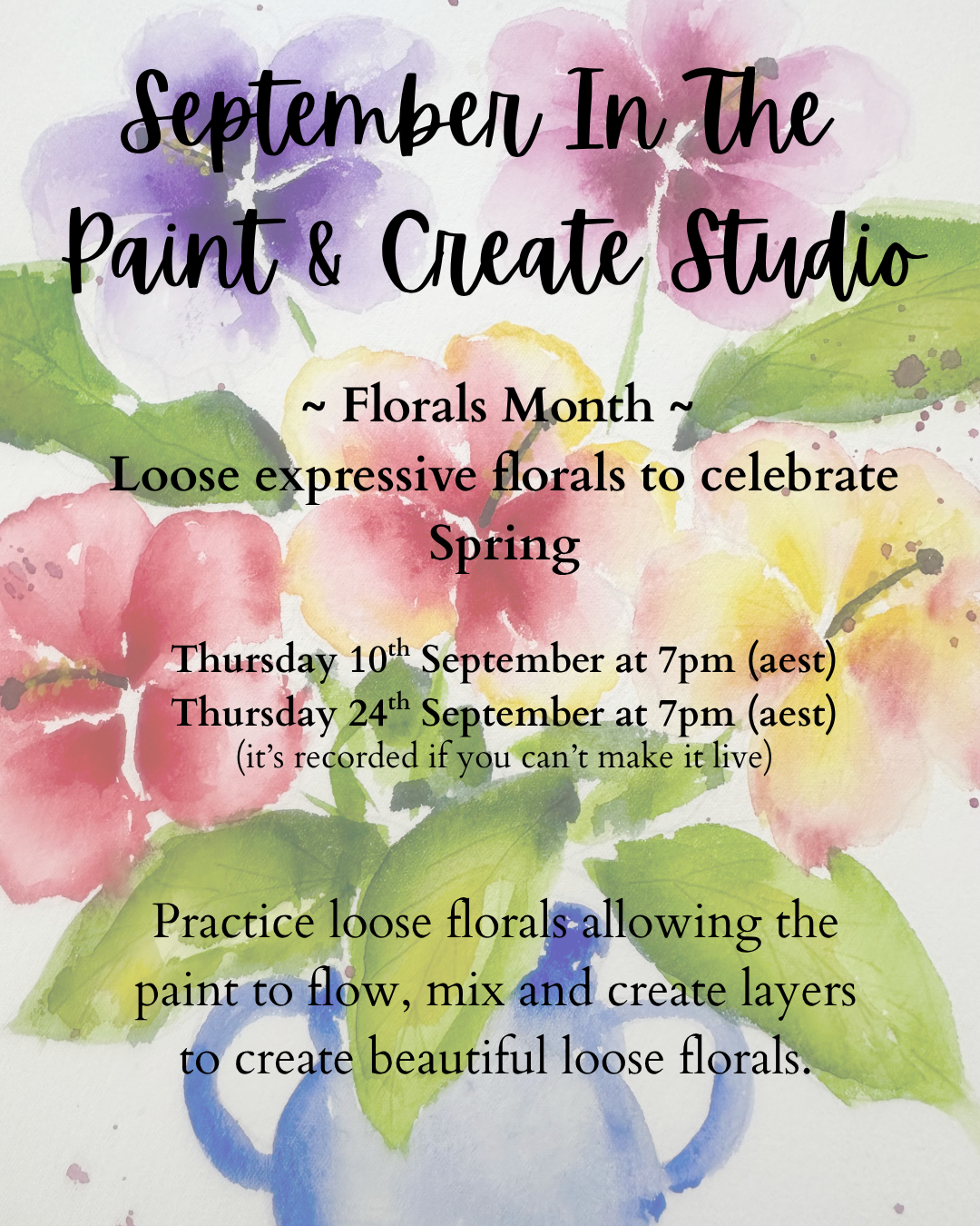 Online Watercolour Workshops