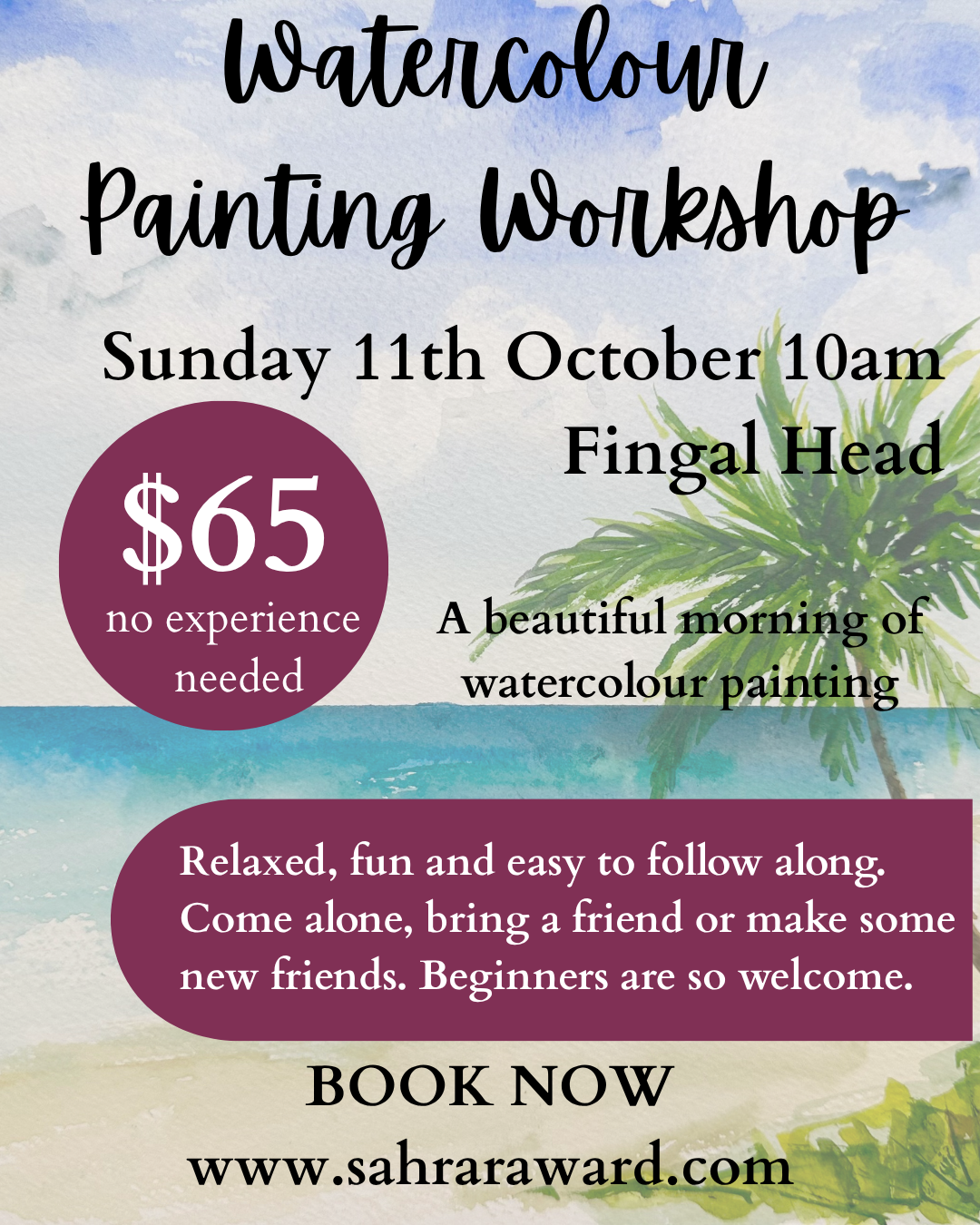 Watercolour Painting Workshops