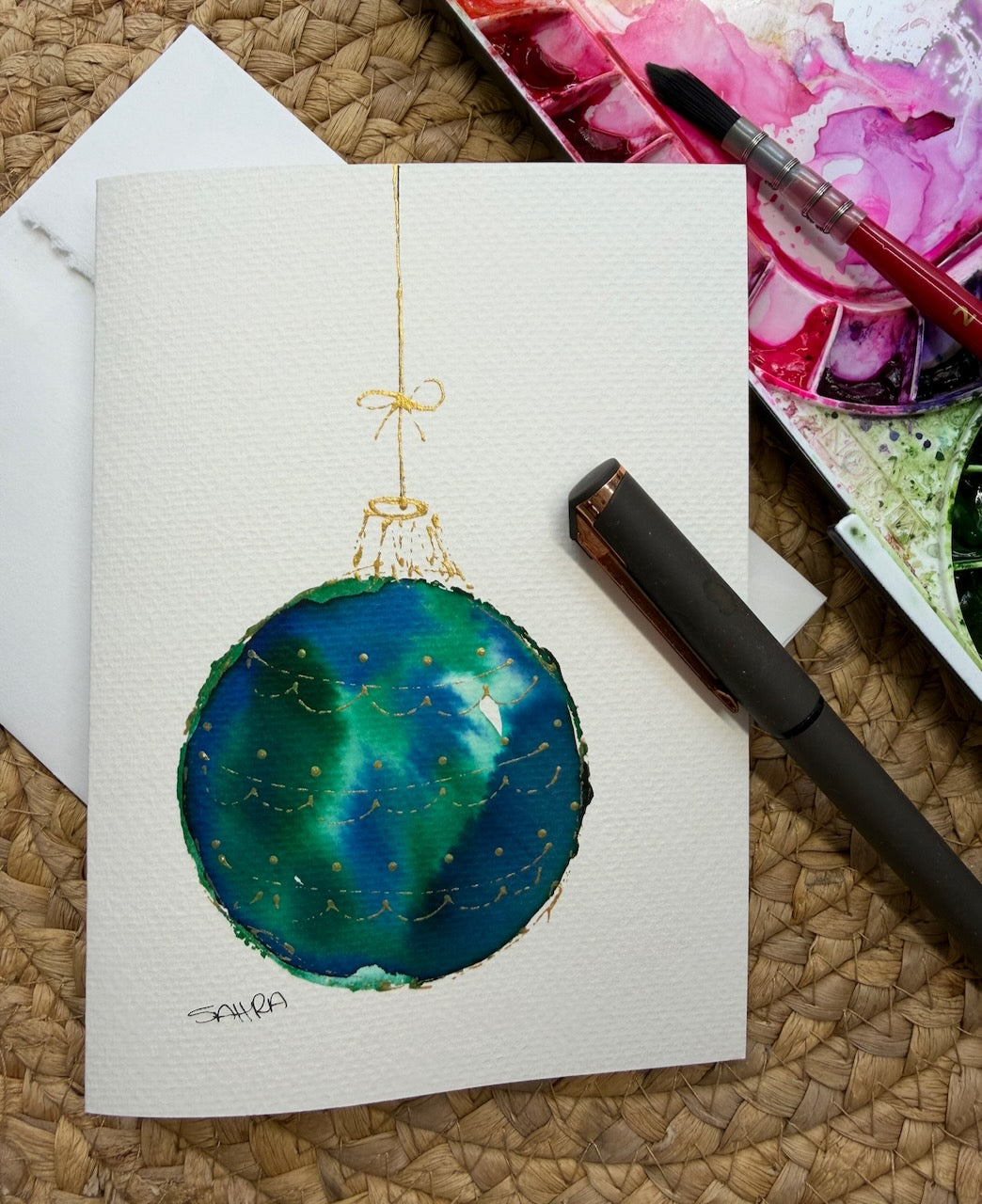 Hand Painted Christmas Cards -2