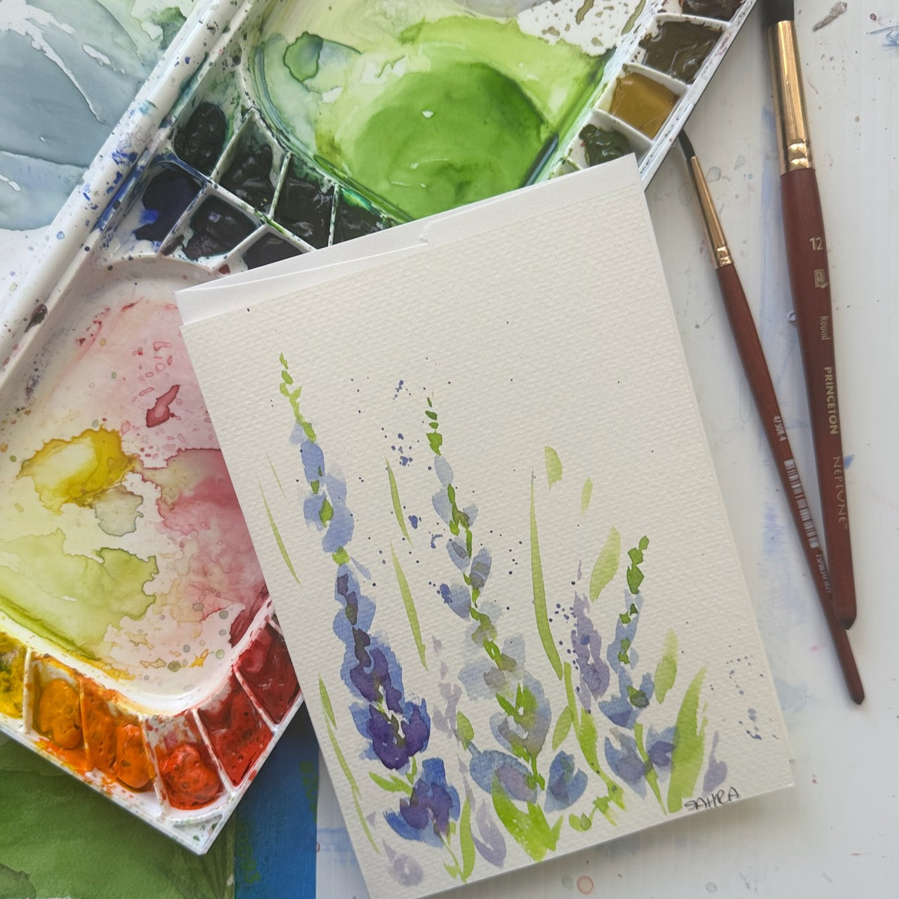 Hand Painted Original Artwork Greeting Cards