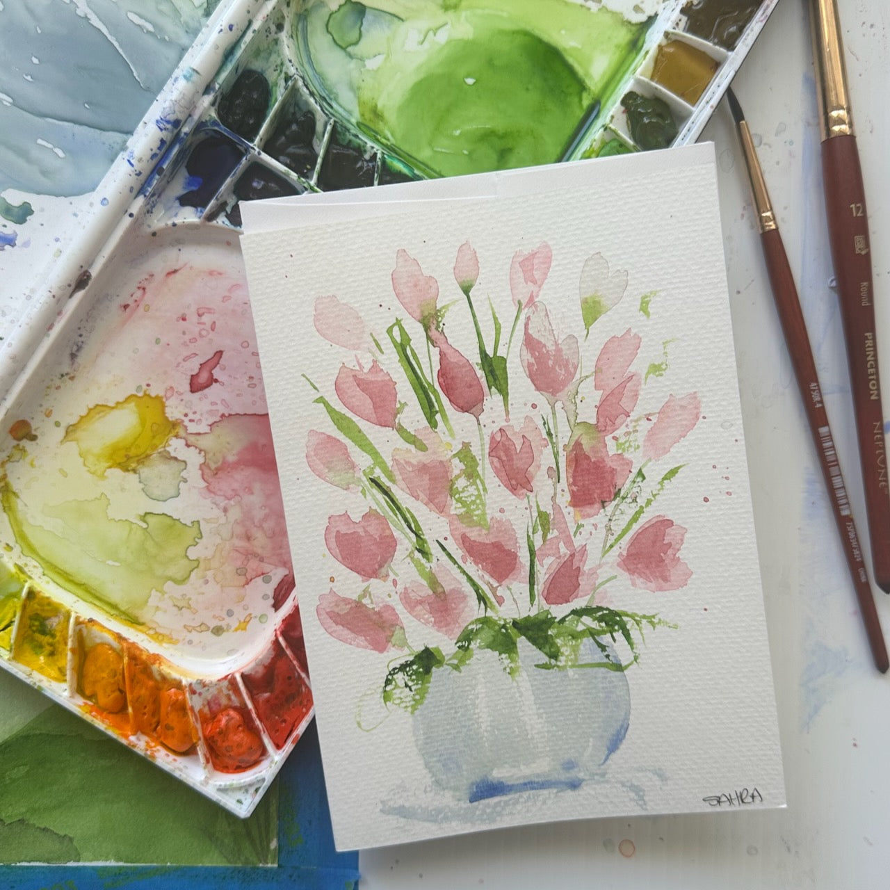Hand Painted Original Artwork Greeting Cards