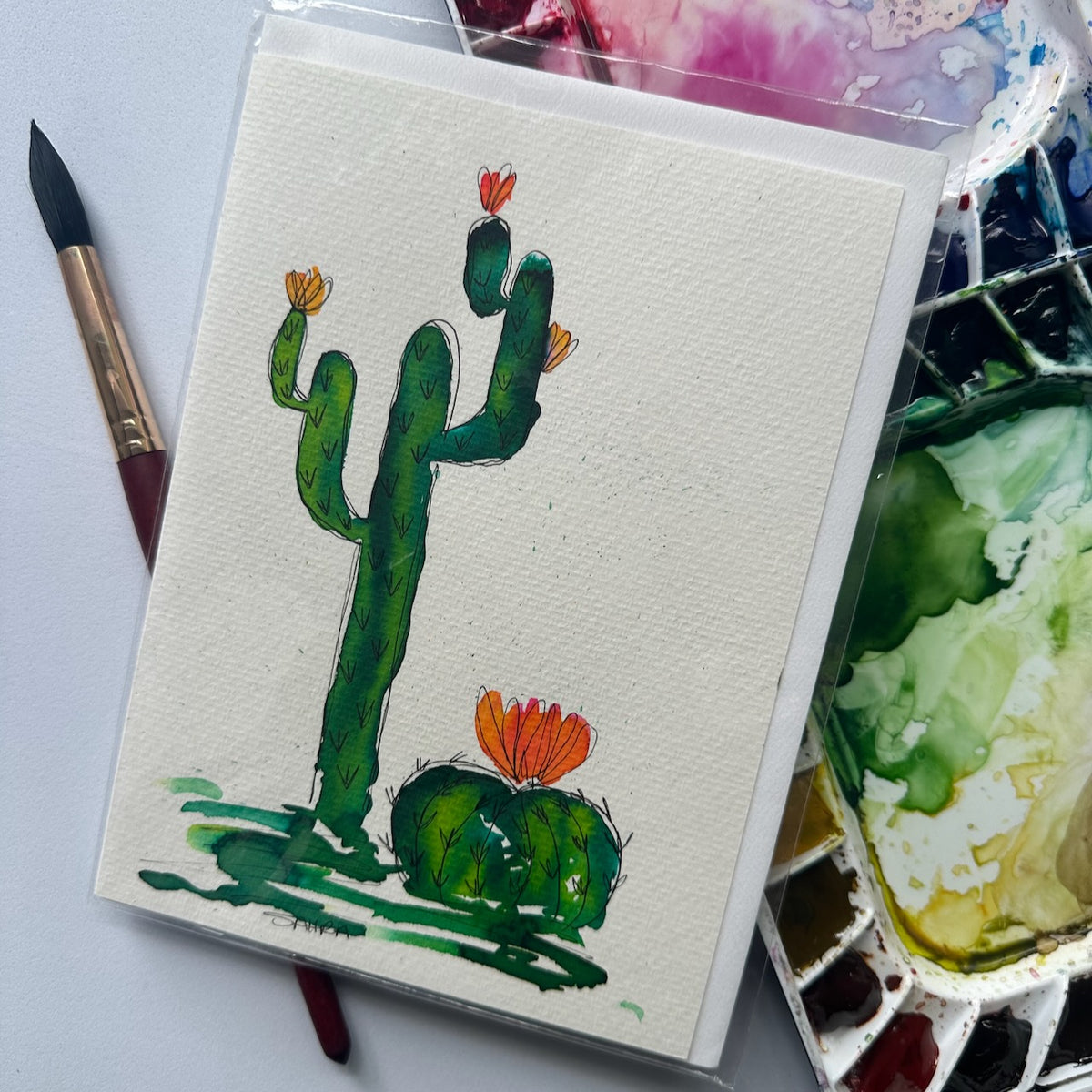 Hand Painted Original Artwork Greeting Cards