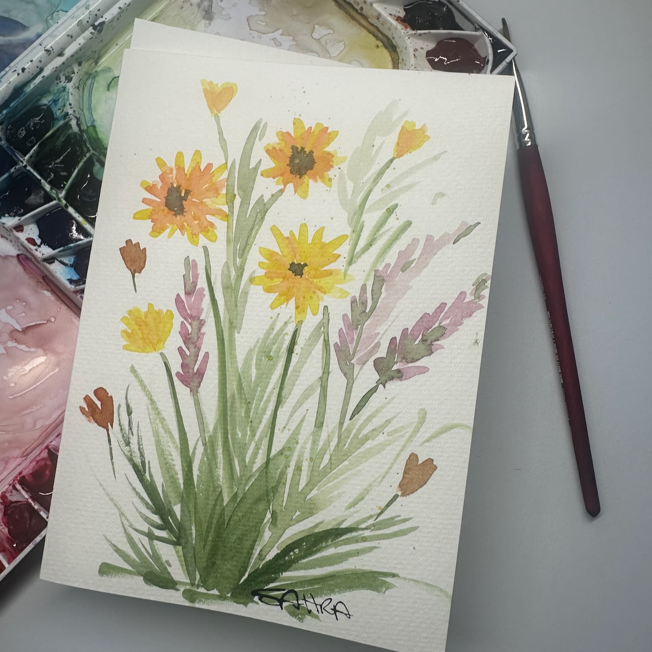 Hand Painted Original Artwork Greeting Cards