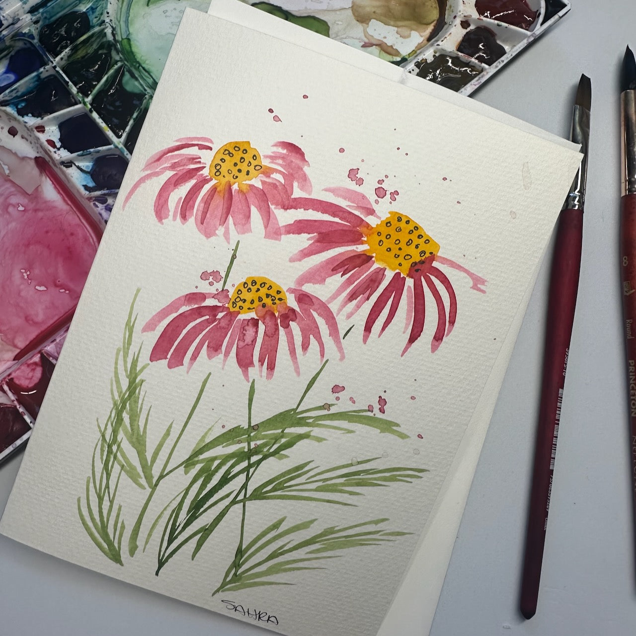 Hand Painted Original Artwork Greeting Cards