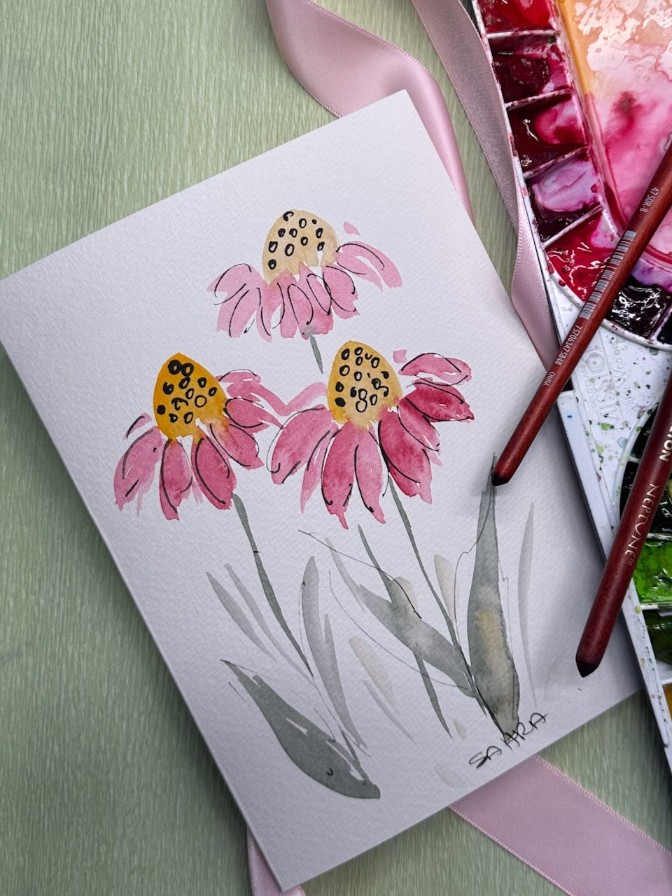 Hand Painted Original Artwork Greeting Cards