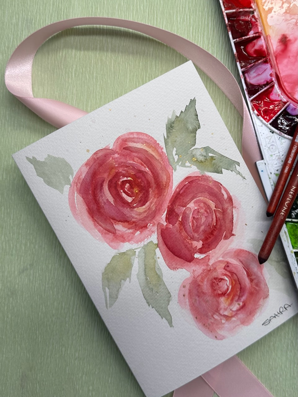 Hand Painted Original Artwork Greeting Cards