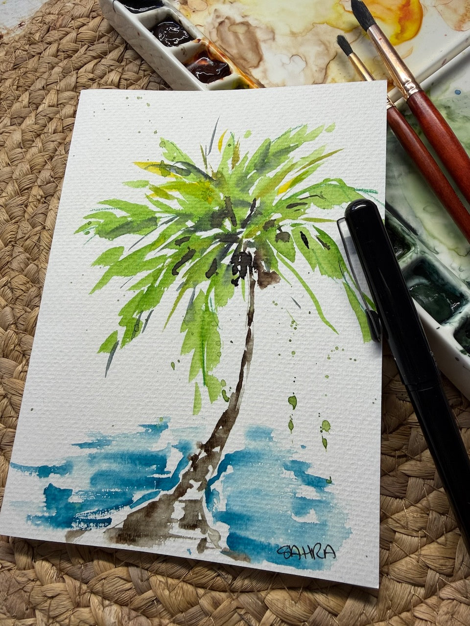 Hand Painted Original Artwork Greeting Cards