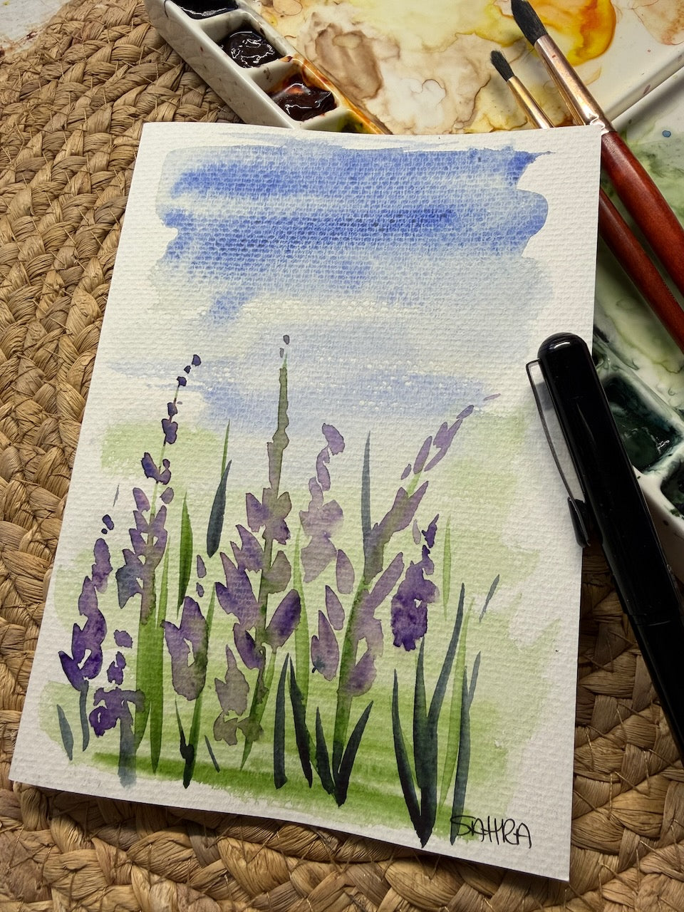 Hand Painted Original Artwork Greeting Cards