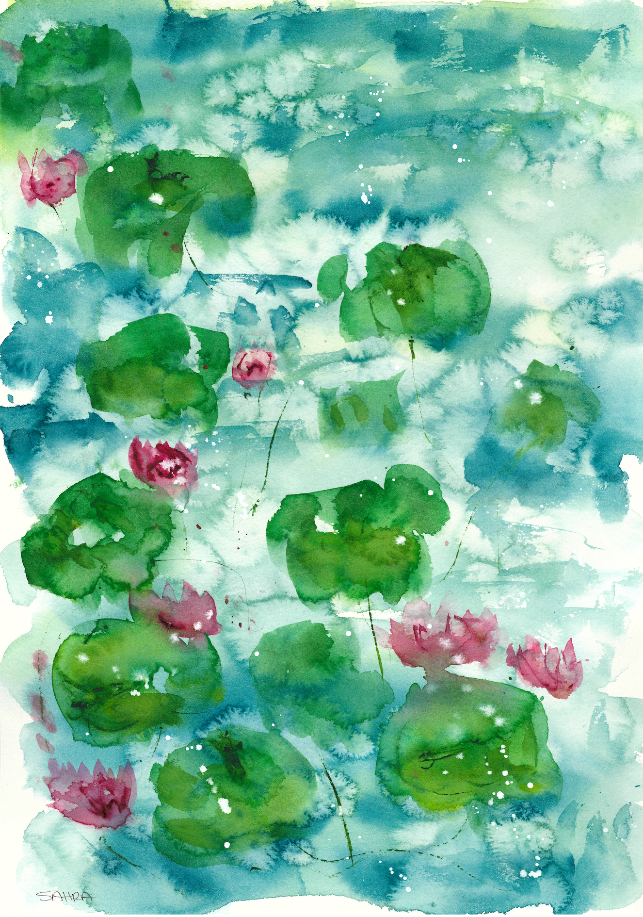 Waterlilies Art Print
