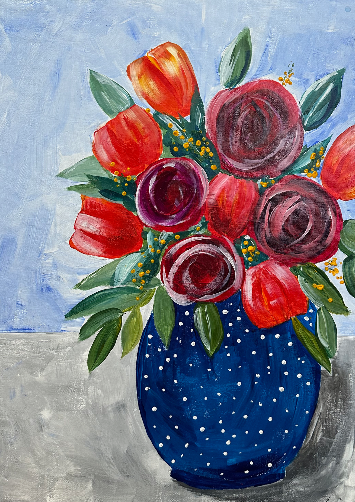 Online Acrylic Painting Workshop
